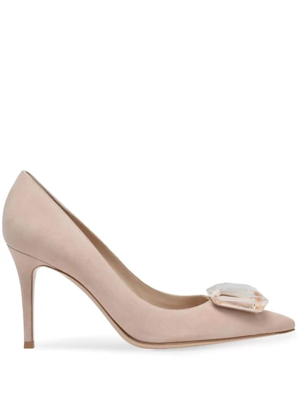 Женские туфли Gianvito Rossi Jaipur 85, бежевые