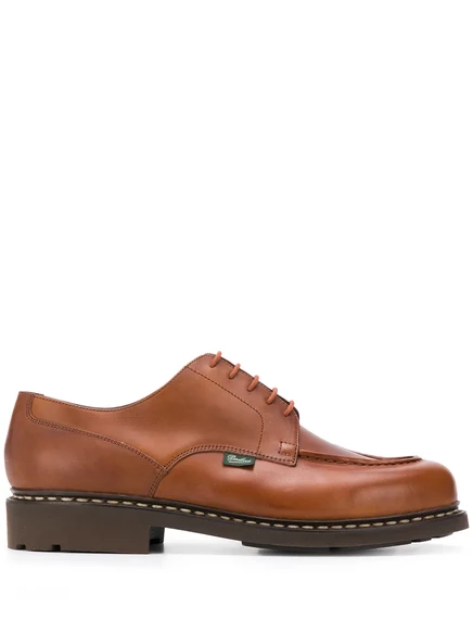 Мужские дерби Paraboot кожаные, коричневые