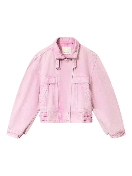 Женская джинсовая куртка Marant Toile Joseline, розовая