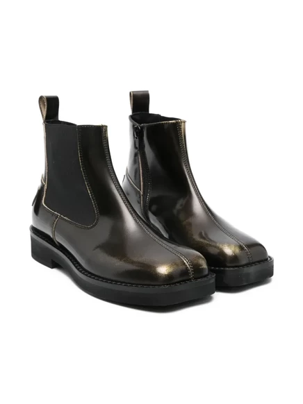 Ботинки для девочек MM6 Maison Margiela Kids челси, черные