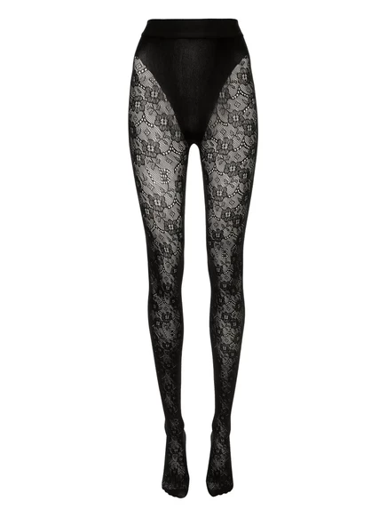 Женские колготки Victoria Beckham VB Monogram, черные