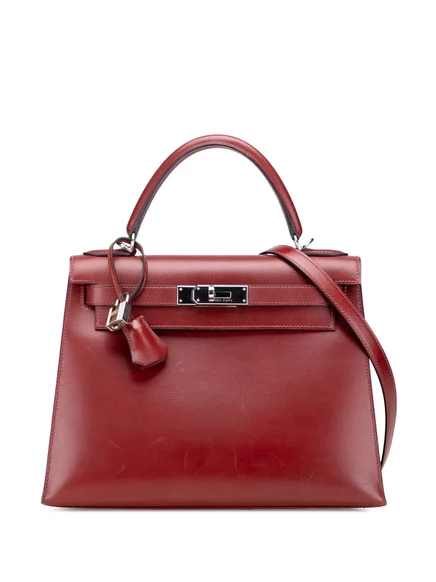 Сумка Hermès 2001 года выпуска, бывшая в употреблении, из телячьей кожи Kelly II, 28 шт.