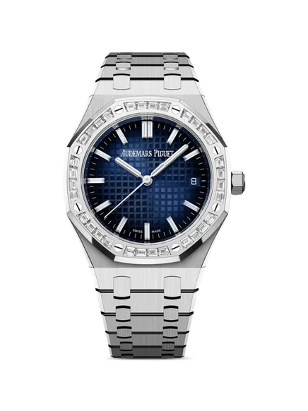 Часы Audemars Piguet 2024 Royal Oak с бриллиантовым безелем диаметром 34 мм
