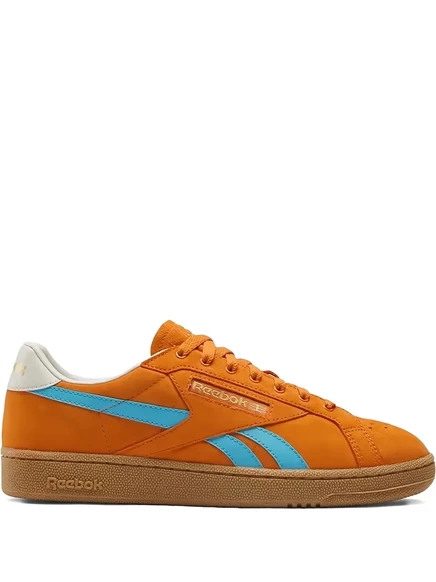 Мужские кеды Reebok Club C Grounds, оранжево-голубые