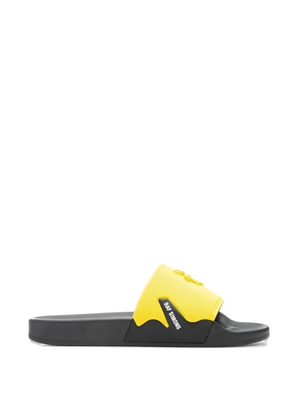 Ползунки с тиснением логотипа Raf Simons yellow