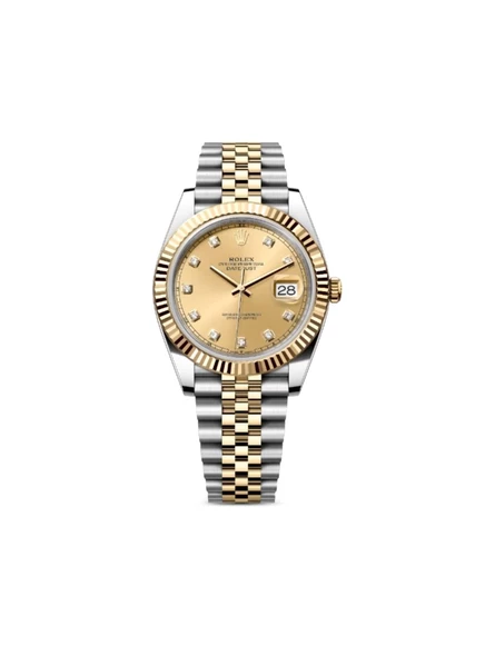 Мужские часы Rolex Datejust 41 мм двухцветные автомат, Б/у
