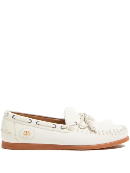 Мужские топсайдеры Valentino Garavani Palm Avenue, белые