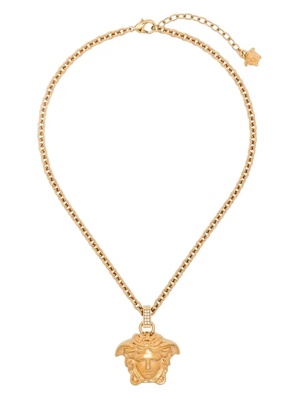 Колье Versace La Medusa, украшенное кристаллами gold