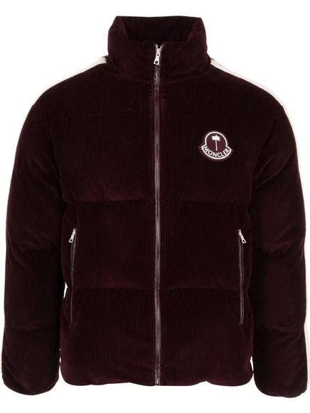 Унисекс пуховик Palm Angels x Moncler Abrolhos, бордовый