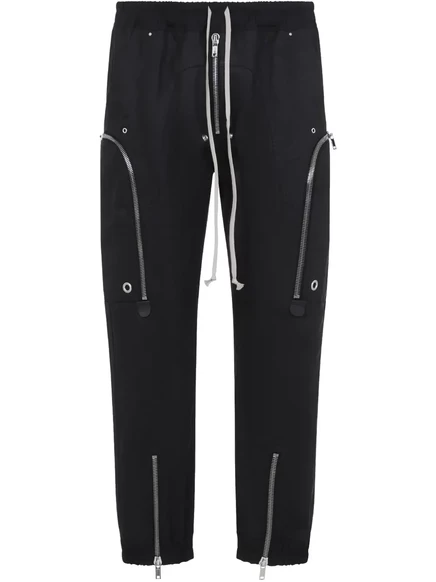Мужские брюки Rick Owens из льна, черные