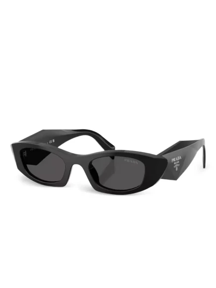 Солнцезащитные очки в геометрической оправе Prada Eyewear black