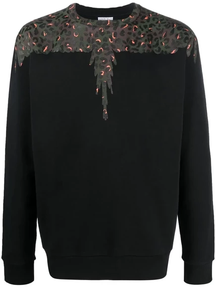 Толстовка из органического хлопка COUNTY OF MILAN Animalier Wings black