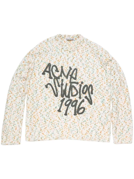 Свитер с принтом Acne Studios neutrals