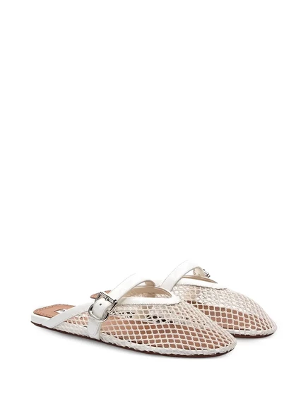 Женские мюли Alaïa из сетки, белые