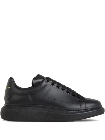 Мужские кроссовки Alexander McQueen Oversized на платформе, черные