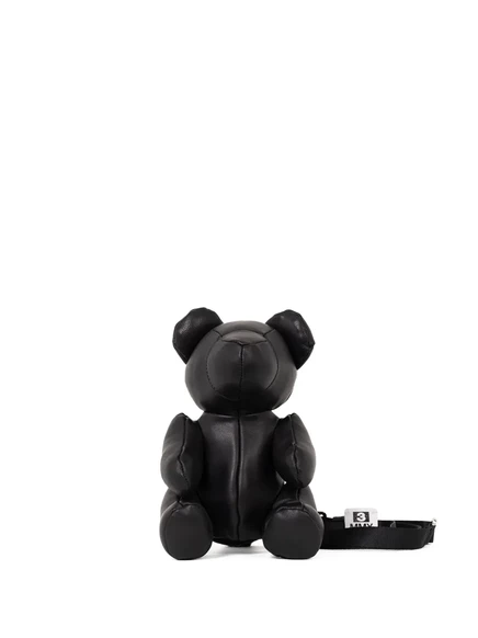 Мини-сумка на плечо Maison MIHARA YASUHIRO Bear, черная