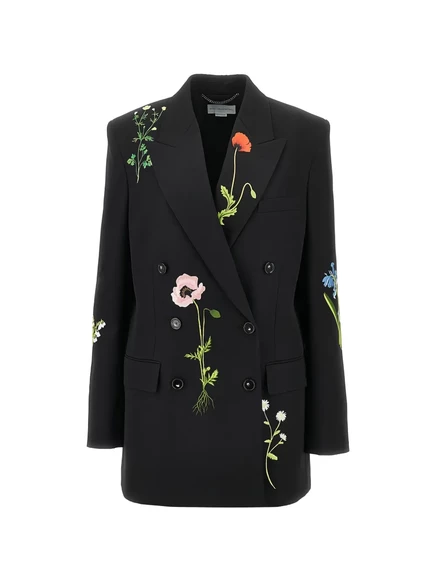 Женский жакет Stella McCartney с вышивкой, черный