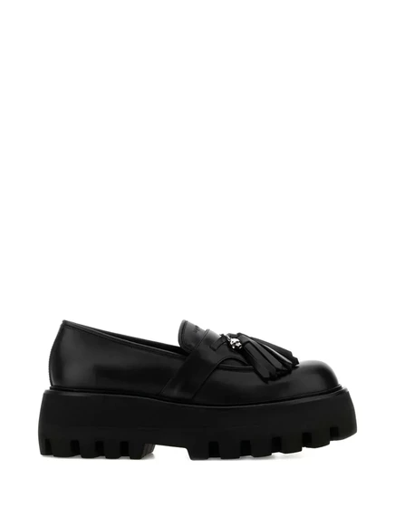 Мужские лоферы Alexander McQueen с кисточками, черные