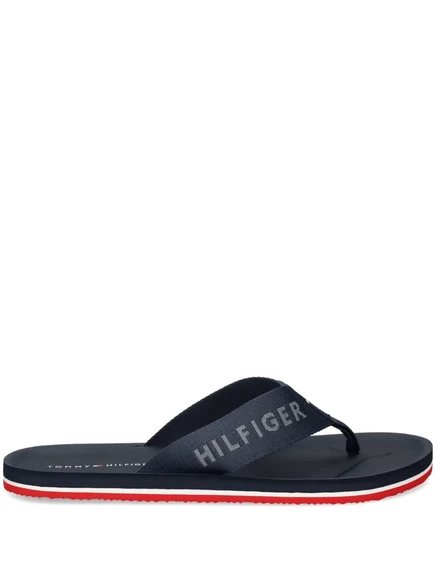 Мужские шлепанцы Tommy Hilfiger с логотипом, синие