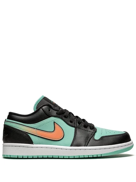 Кроссовки jordan aj1 low se «tropical twist», черно-зеленые