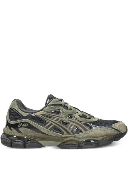 Унисекс кеды Asics Gel-NYC с панелями, зеленые/черные