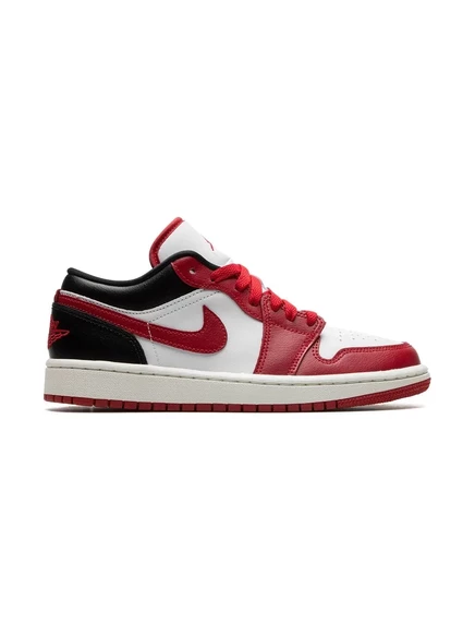 Женские кеды Jordan 1 Low Reverse Black Toe, белые