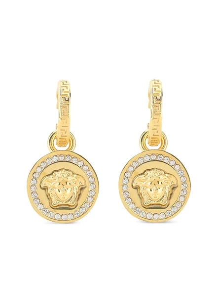 Серьги Versace La Medusa Greca, золотистые