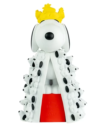 Декоративная скульптура Leblon Delienne King Snoopy, белая