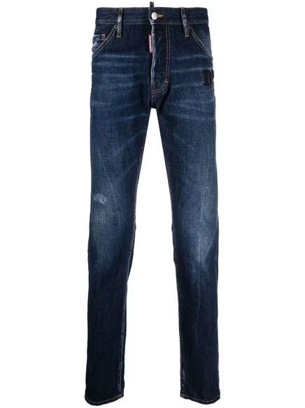 Мужские зауженные джинсы DSquared2, синие