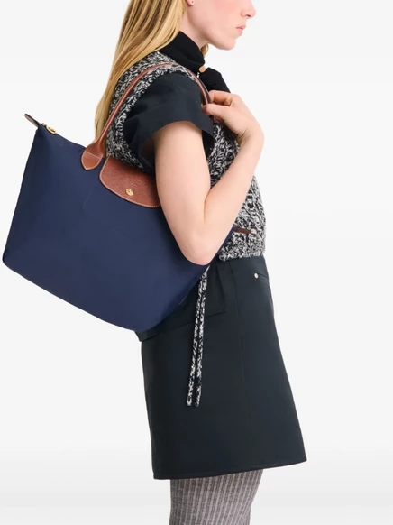 Женская сумка-тоут Longchamp Le Pliage средняя, синяя