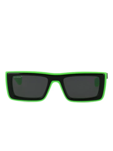Солнцезащитные очки Off-White Eyewear прямоугольные, зеленые