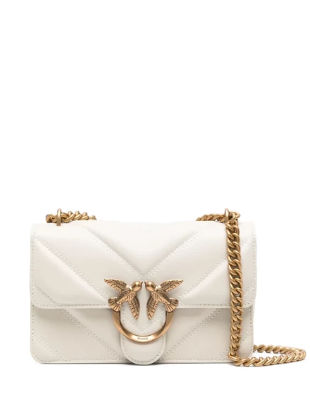 Сумка PINKO mini Love One через плечо white