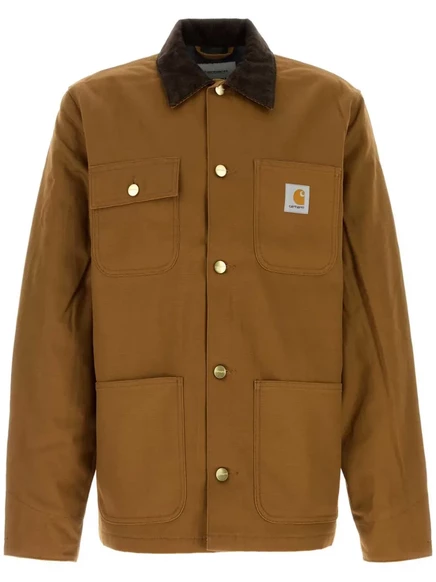 Мужская рубашка-куртка Carhartt WIP Michigan, коричневая