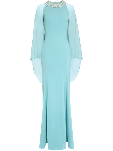 Женское вечернее платье Jenny Packham Charma, голубое