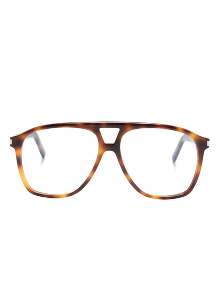 Унисекс очки Saint Laurent Eyewear пилот, коричневые