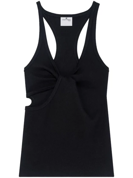 Женский топ Courrèges 90-е, черный