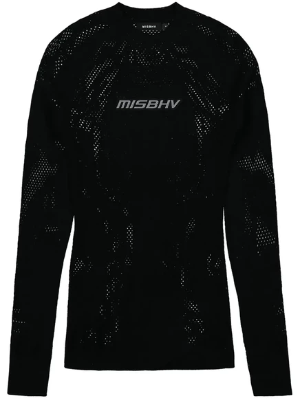 Унисекс свитшот Misbhv с логотипом, черный