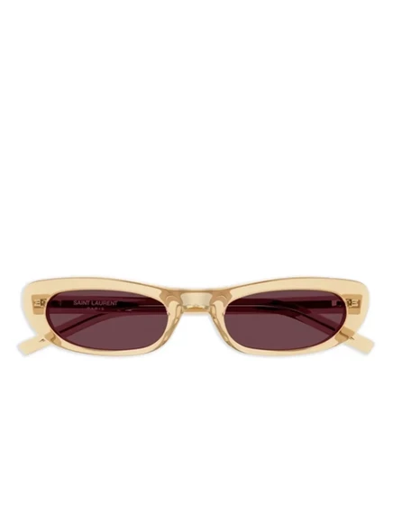 Солнцезащитные очки Saint Laurent Eyewear, коричневые