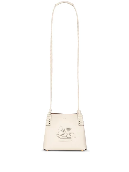 Сумка Etro mini Libra из кожи, бежевая
