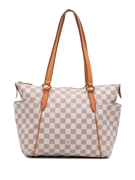 Сумка-тоут Damier Azur Totally PM, бывшая в употреблении у Louis Vuitton в 2009 году white
