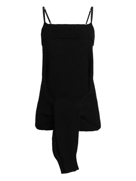 Женский вязаный топ dolce & gabbana, черный