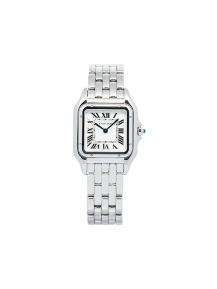 Женские часы Cartier Panthere 27 мм, белый циферблат