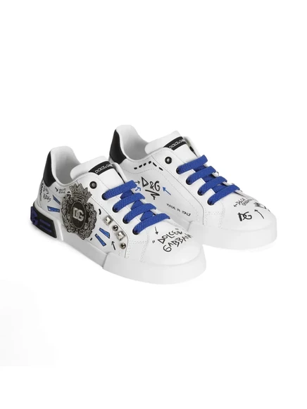 Кроссовки с логотипом Dolce & Gabbana Kids white