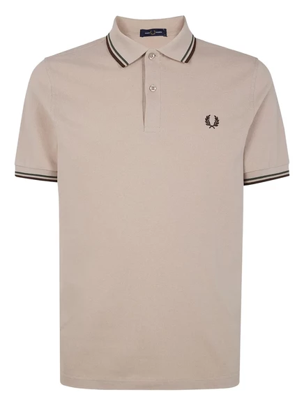 Мужское поло Fred Perry laurel-wreath, бежевое