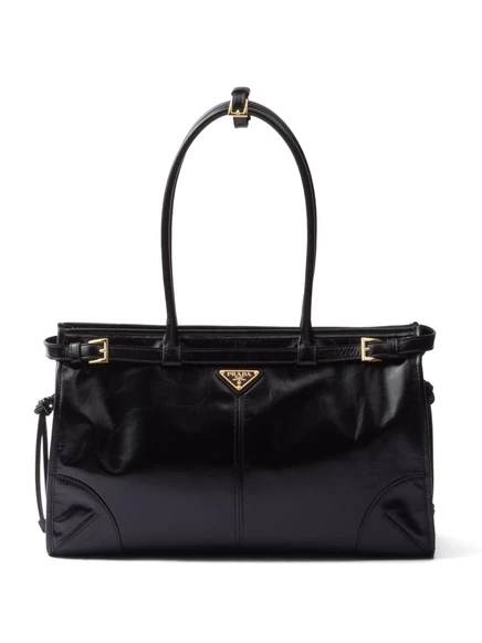 Большая сумка-тоут Bonnie от Prada black