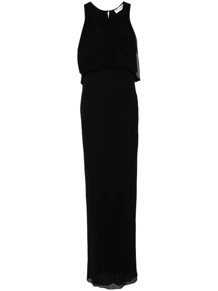 Женское вечернее платье Saint Laurent макси, черное