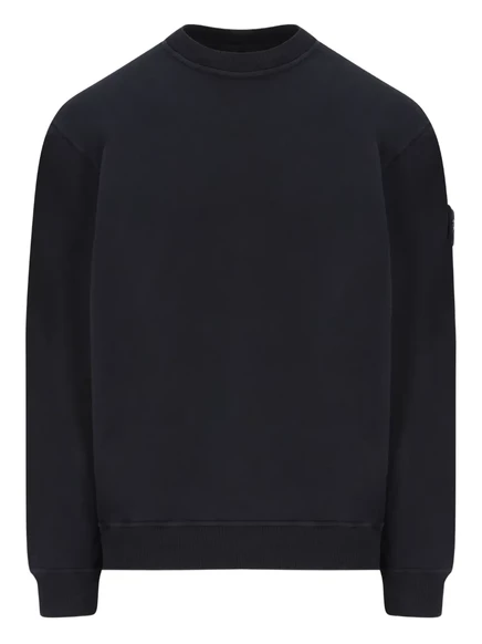 Мужской свитшот Stone Island с накладным карманом, синий