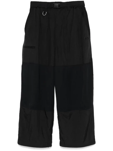 Широкие спортивные брюки с логотипом Y-3 black