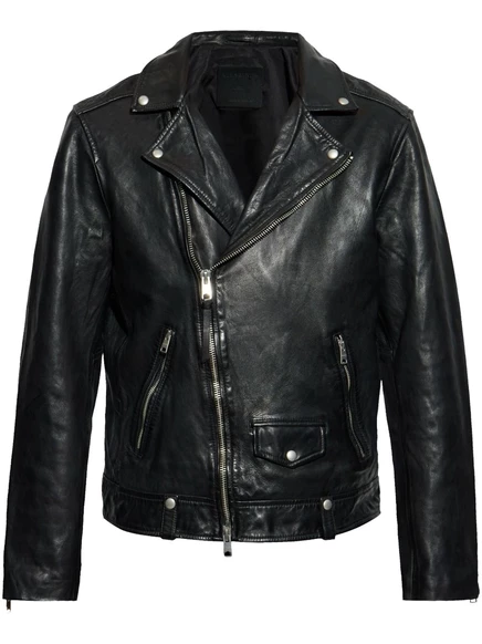 Мужская байкерская куртка AllSaints Milo, черная