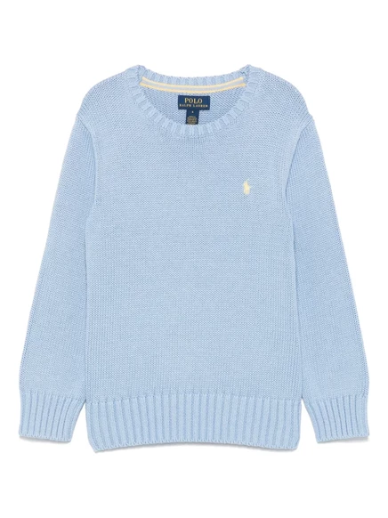 ДЕТСКИЙ хлопковый джемпер POLO RALPH LAUREN blue